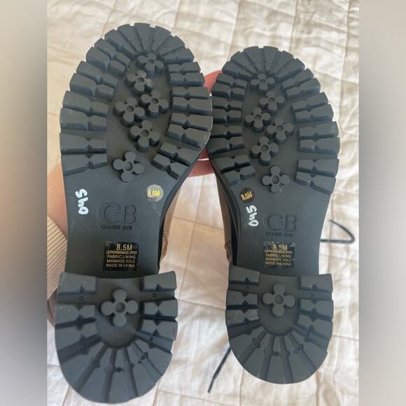 Gianni Bini Camo Lace Up Combat Chunky Heeled Boots Streetwear Gorpcore - 8.5 - Picture 8 of 8